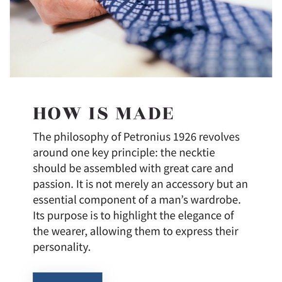 Petronius1926 handmade Italian Tie- NWT - Picture 12 of 13